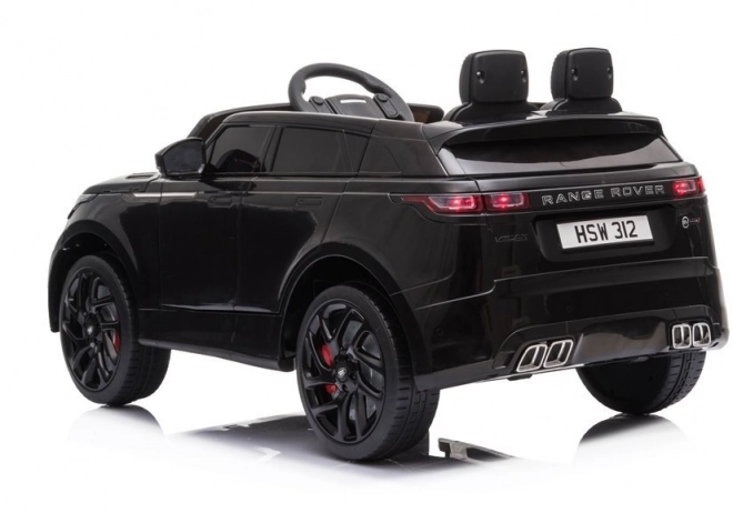 Electric Ride-On Car Black Lacquer Range Rover for Kids