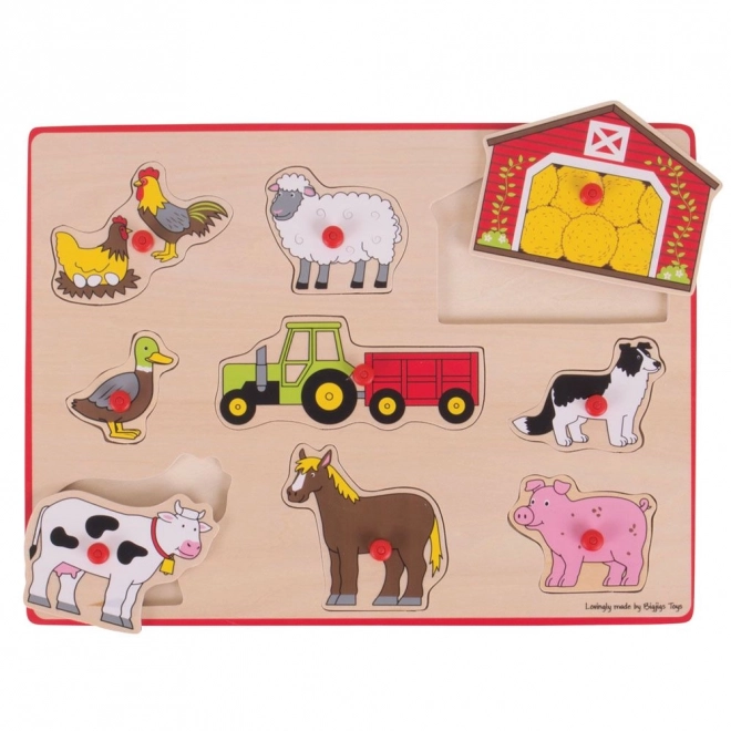 Farmyard Puzzle by Bigjigs Toys