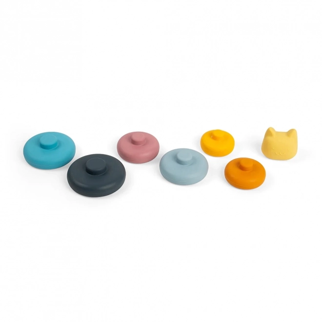 Silicone Stackable Tower Cat Toy