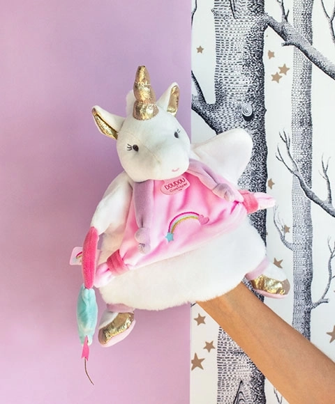 Plush Unicorn Hand Puppet