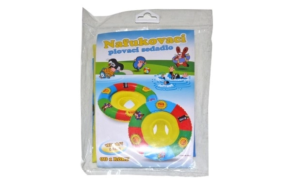 Inflatable Baby Swim Ring With Krtek Design