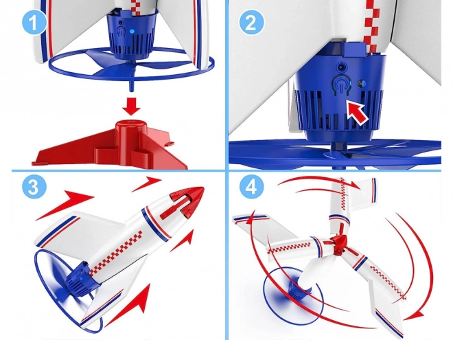 Flying Rocket Shuttle Toy