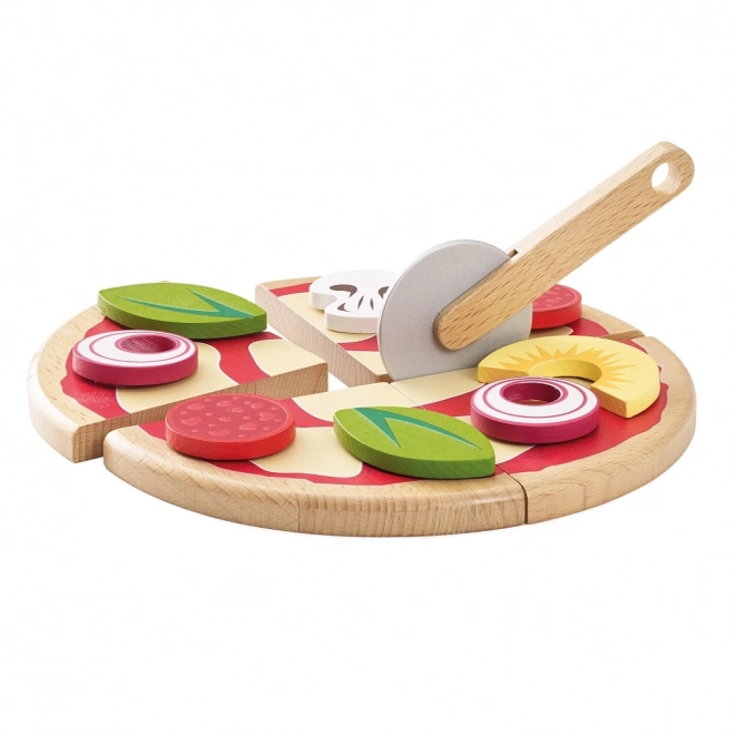 Wooden Pizza Set with Cutter - Le Toy Van