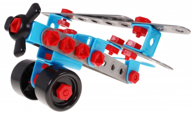 Construction Blocks with Electric Screwdriver and Tools Set