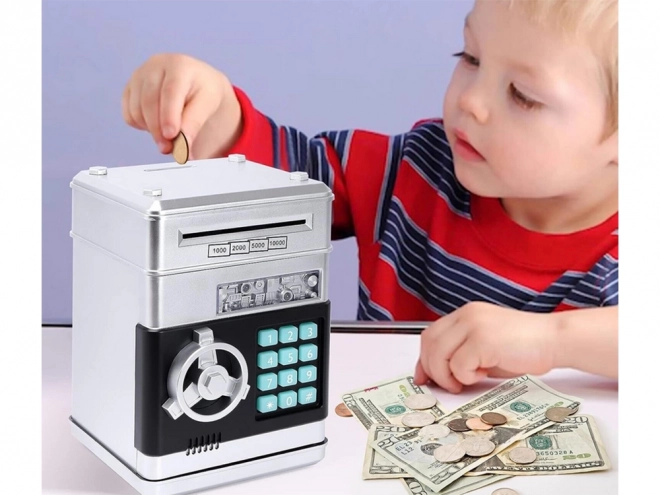 Interactive Safe Piggy Bank with Pin Code Access