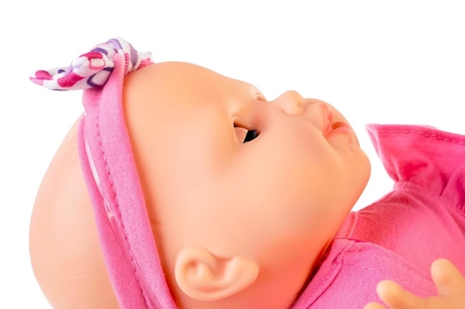 Krabbelnde Babypuppe Natalia 32 cm Rosa