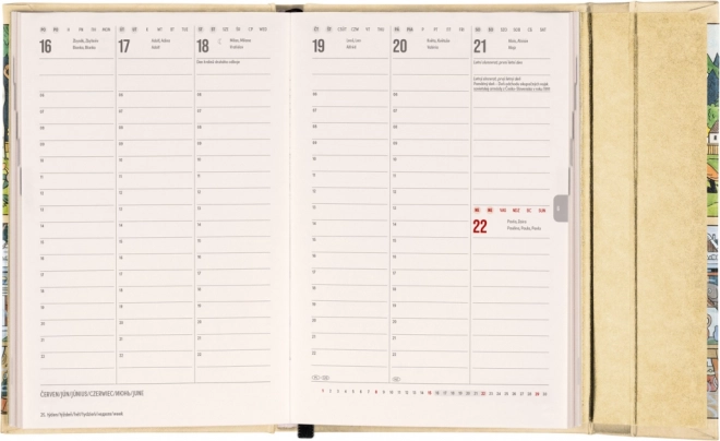 Notique Weekly Magnetic Diary Josef Lada 2025