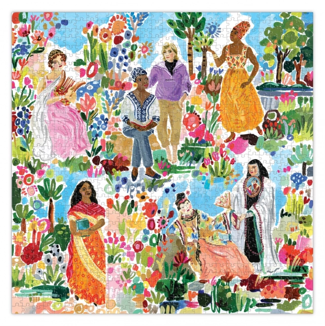 Square Puzzle Garden of Poets 1000 Pieces