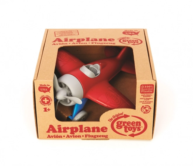 Green Toys Airplane Red