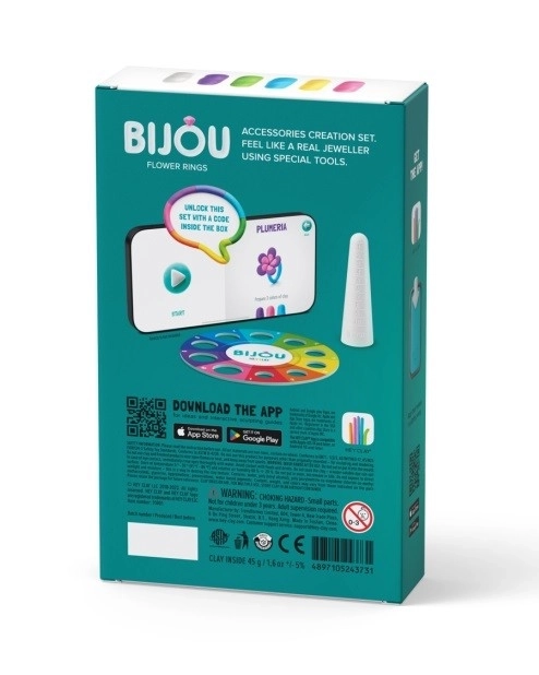 Hey Clay Bijou Flower Rings