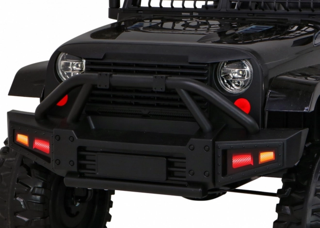 Autíčko Jeep Dark Night na akumulátor pre deti Čierne – Čierne
