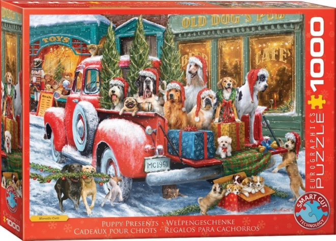 Puzzle Cucciolo Regali 1000 Pezzi