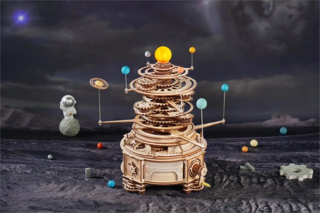 Rokr 3D Wooden Puzzle Solar System Orrery