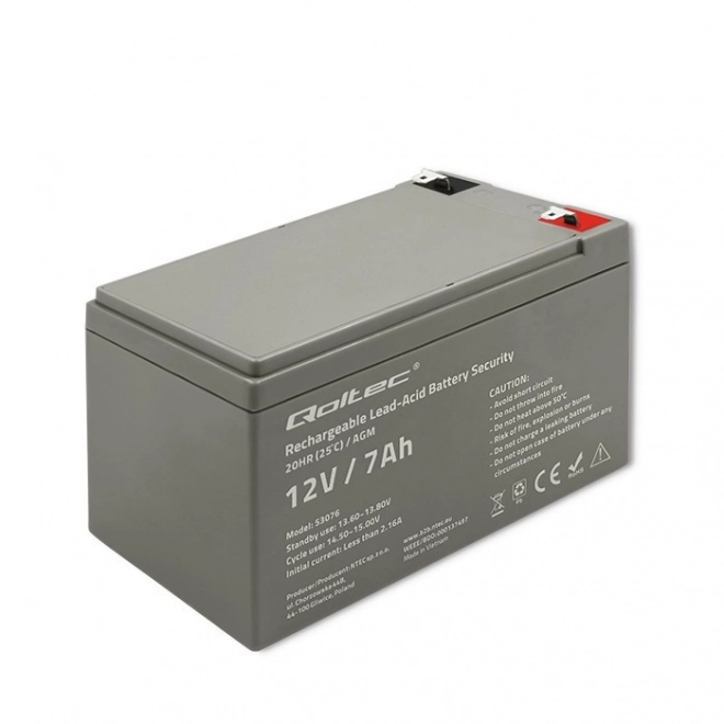 Stable Energy AGM Battery with Security