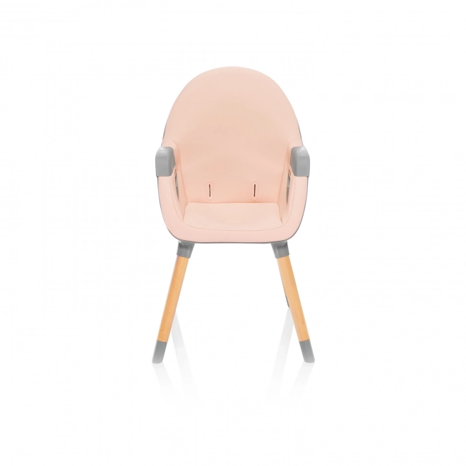 Children's High Chair Dolce 2 in Blush Pink and Grey