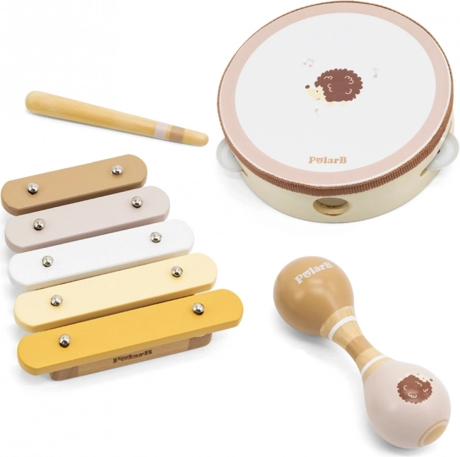 Viga POLARB children's musical instrument set hedgehog