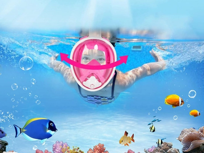 Full mask with snorkel for diving and snorkeling S/M SP0762 RO