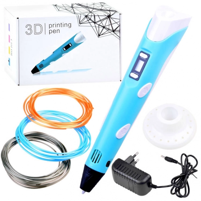 Magic 3D Pen with Filaments – blue