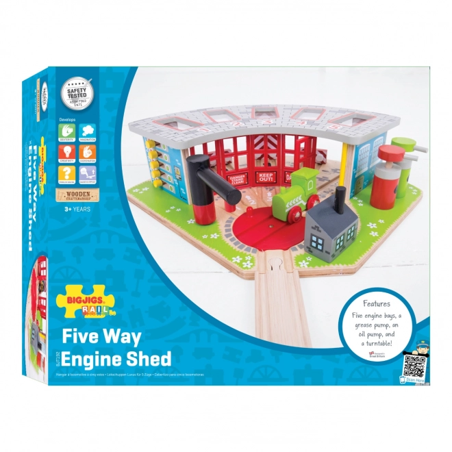 Bigjigs Rail Exclusive Train Shed