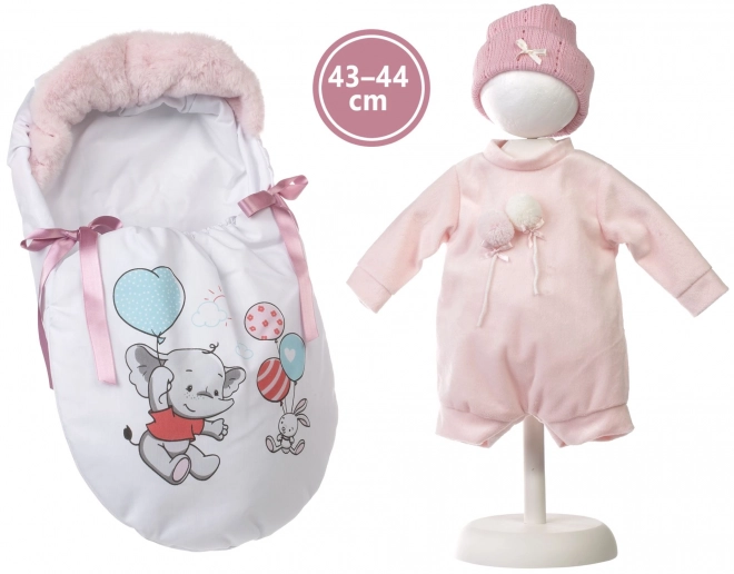 New Born Baby Doll Outfit with Sleeping Bag