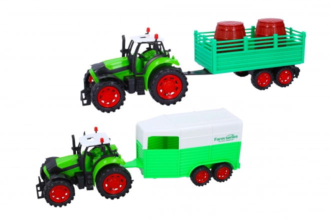 Toy Tractor with Trailer