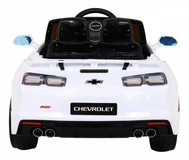 Chevrolet Camaro 2SS cu baterie + telecomandă + roți EVA + pornire ușoară + sunete și lumini – Bílá