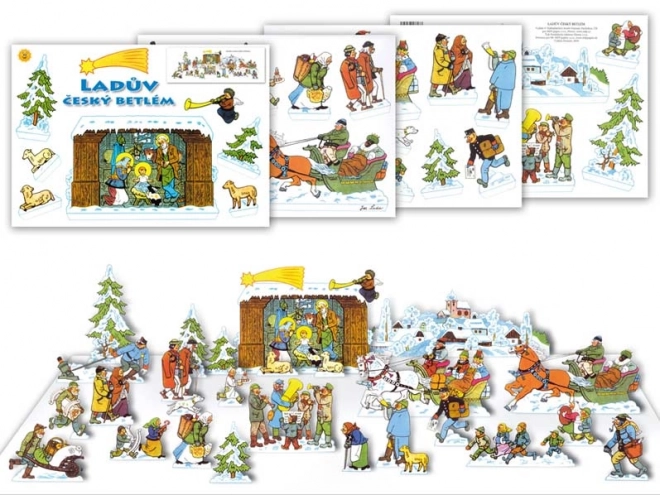 Traditional Czech Bethlehem Paper Craft Set