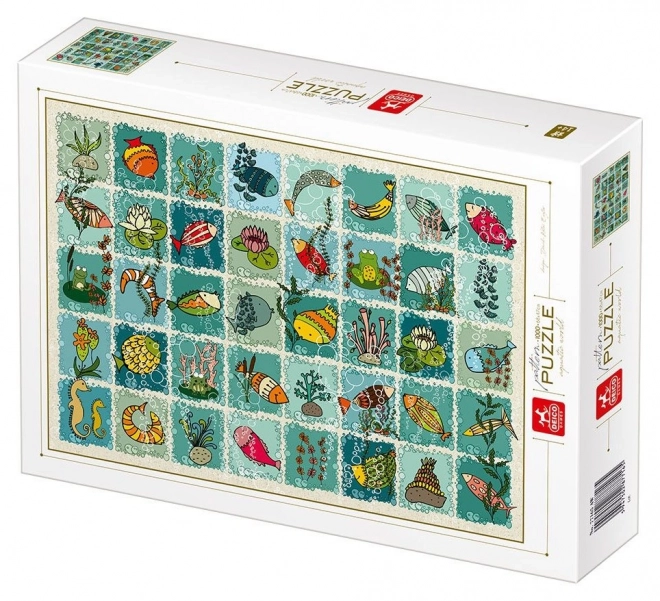 Puzzle with Aquatic Animals 1000 Pieces