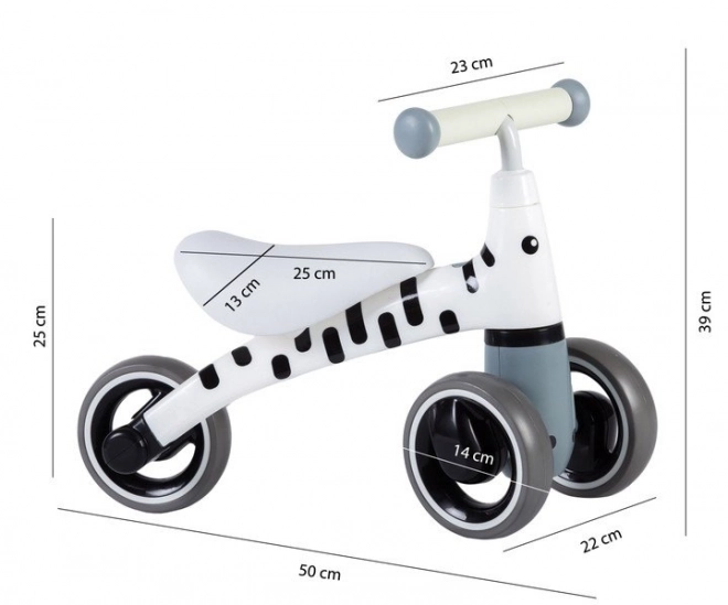 Balance bike zebra by Ecotoys