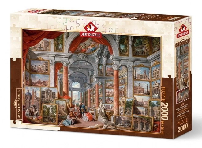 art puzzle museum series: view of modern rome 2000 pieces