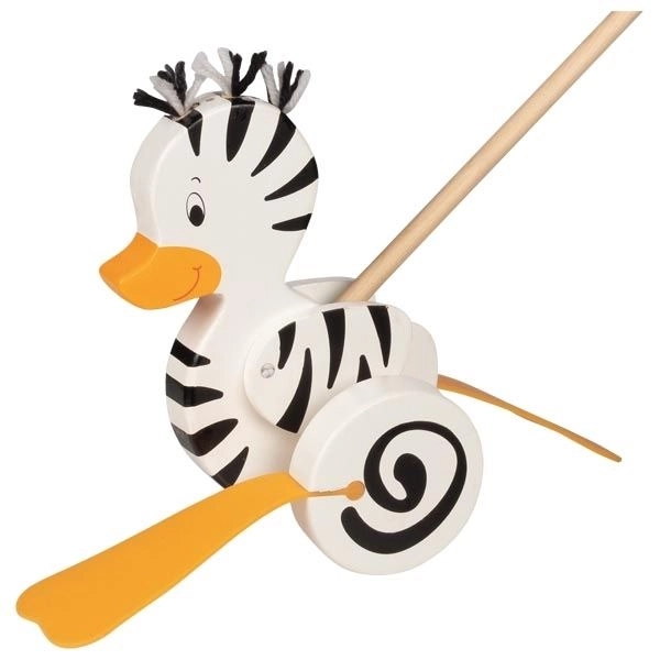 Goki Wooden Toy Duck on a Stick