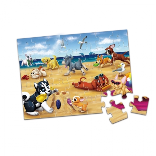 Floor Puzzle Puppies