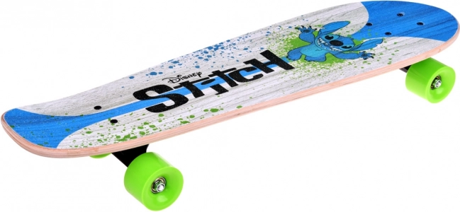 Wooden skateboard Disney Stitch for children up to 50 kg