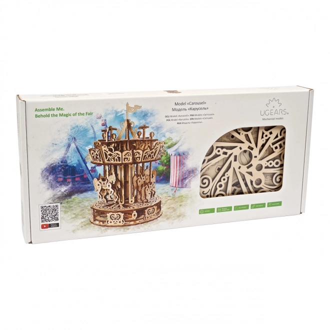 Ugears 3D Puzzle Carousel