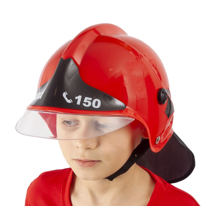 Children's Firefighter Helmet Red