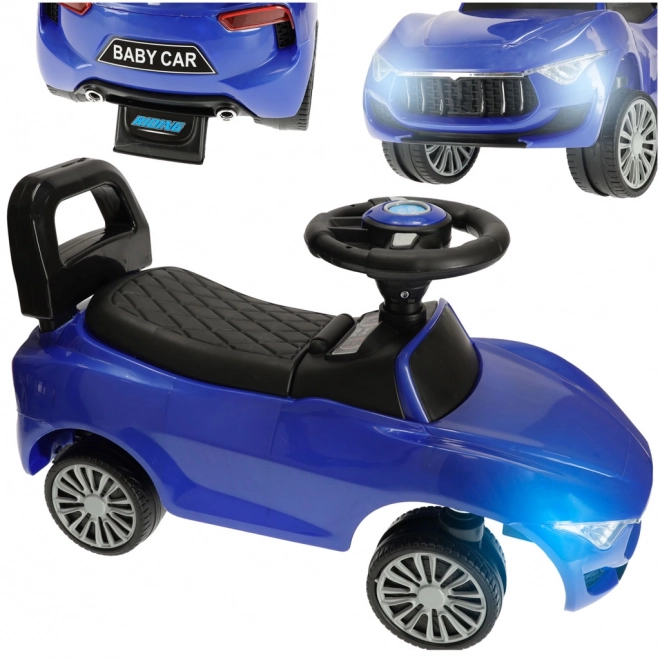 Ride-On Car with Sound and Lights Blue