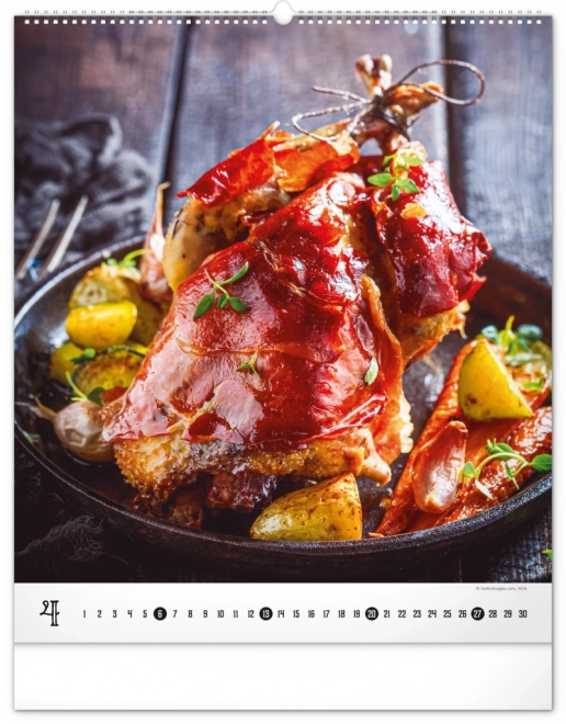 Wall Calendar Gourmet 2025