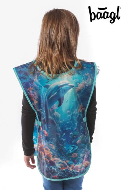 Children's Apron with Dolphin Design