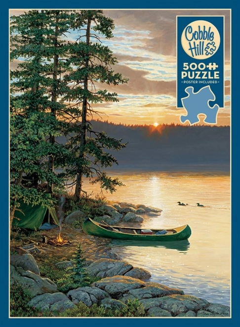 Cobble Hill canoe lake puzzle 500 pieces