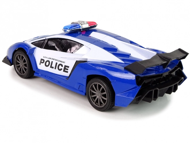 Remote Control Police Racing Car with LED Lights