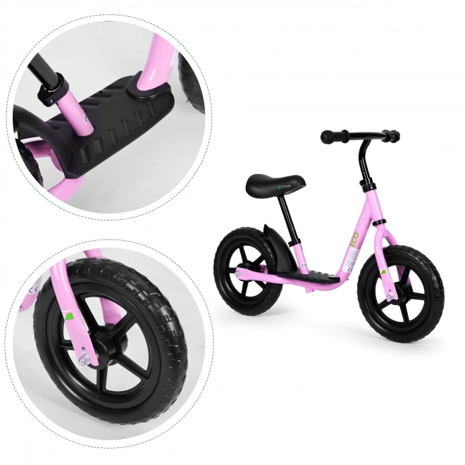 Pink Balance Bike for Children by ECOTOYS