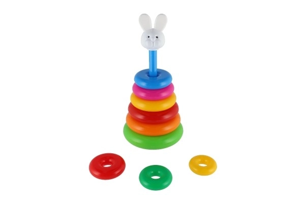 Rainbow Ring Stacking Pyramid Toy