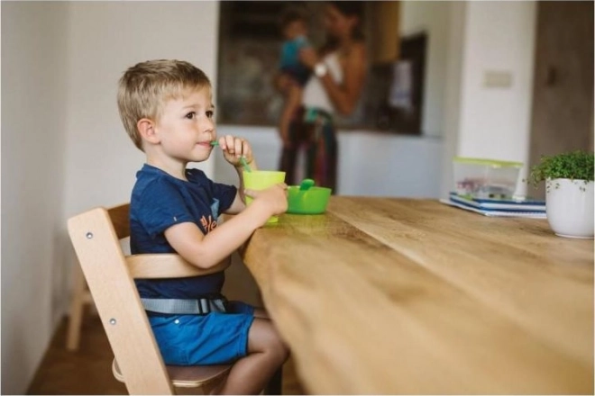 Wooden High Chair Chef Natural