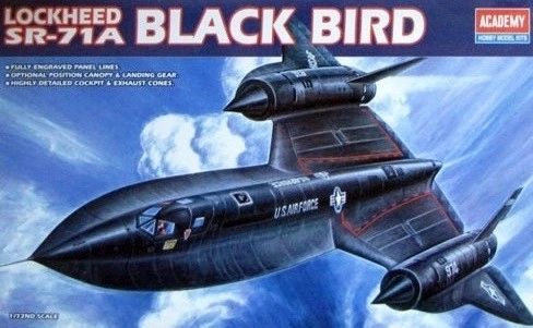 Model Kit SR-71 Blackbird 1/72 Scale