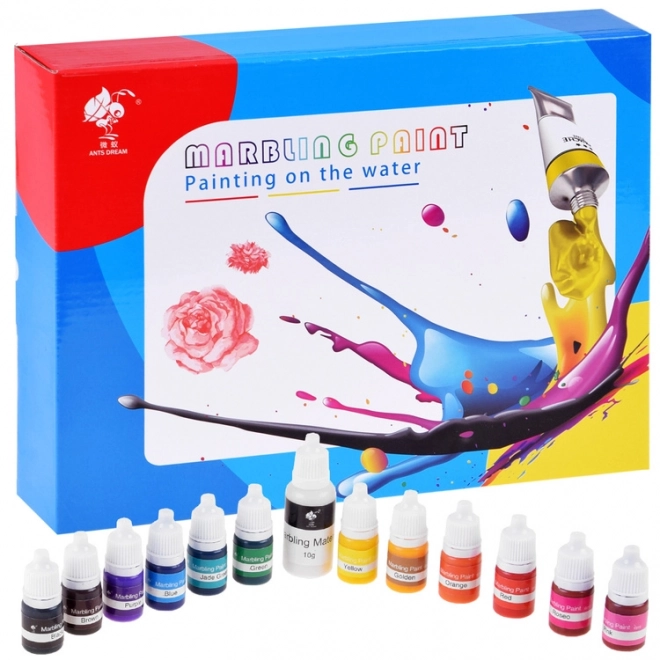 Water Painting Kit with Paints - 12 Colors