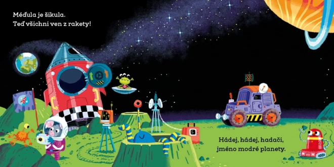 Méďula Šikula Astronautem - pohyblivé obrázky pro děti