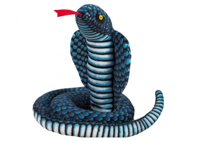 Plush Toy Snake King Cobra Blue