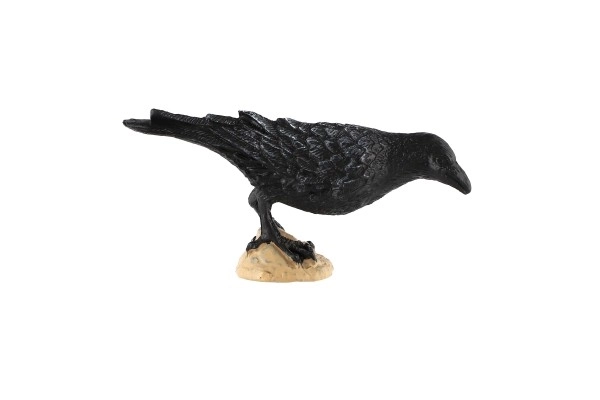 Black crow figurine 11cm in bag