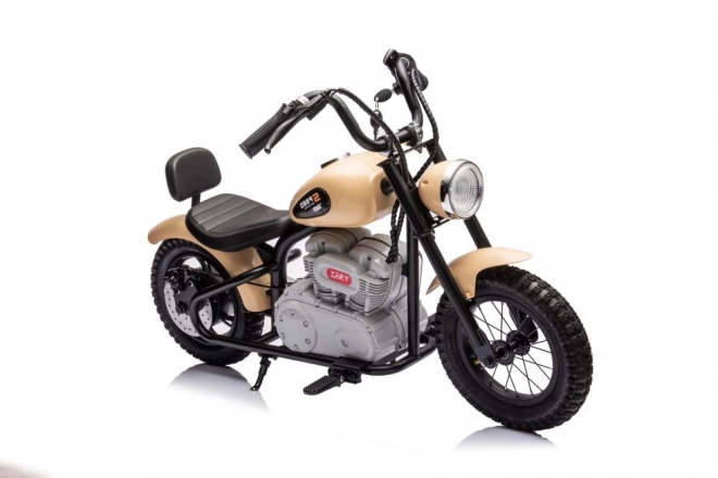 Khaki Battery-Powered Motorcycle 36V