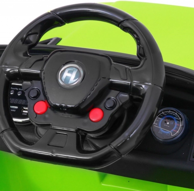 Elektrické autíčko Land Rapid Racer – Zelené